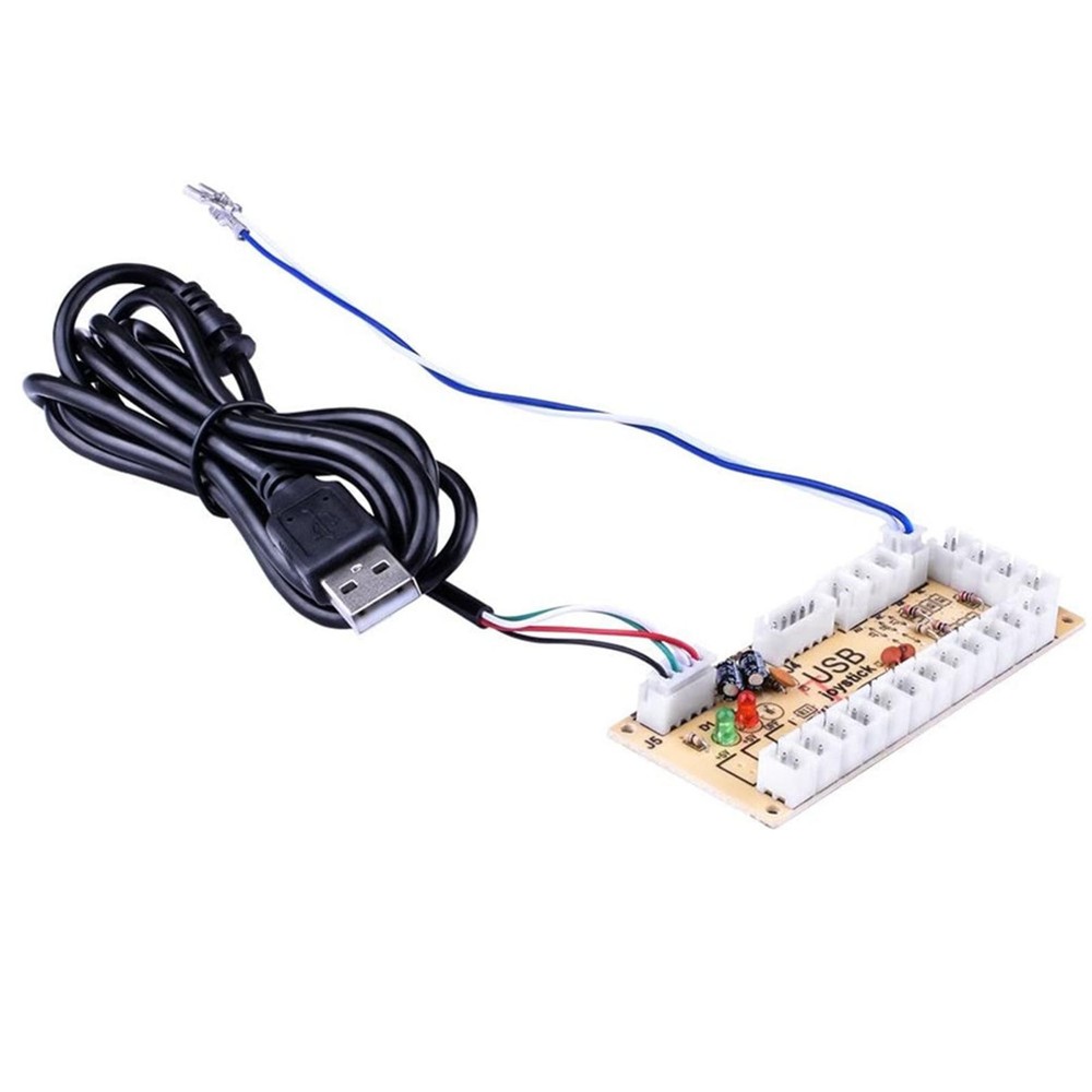 Quimat Zero Delay Arcade USB Encoder Board to Joystick for Mame Jamma Other PC H