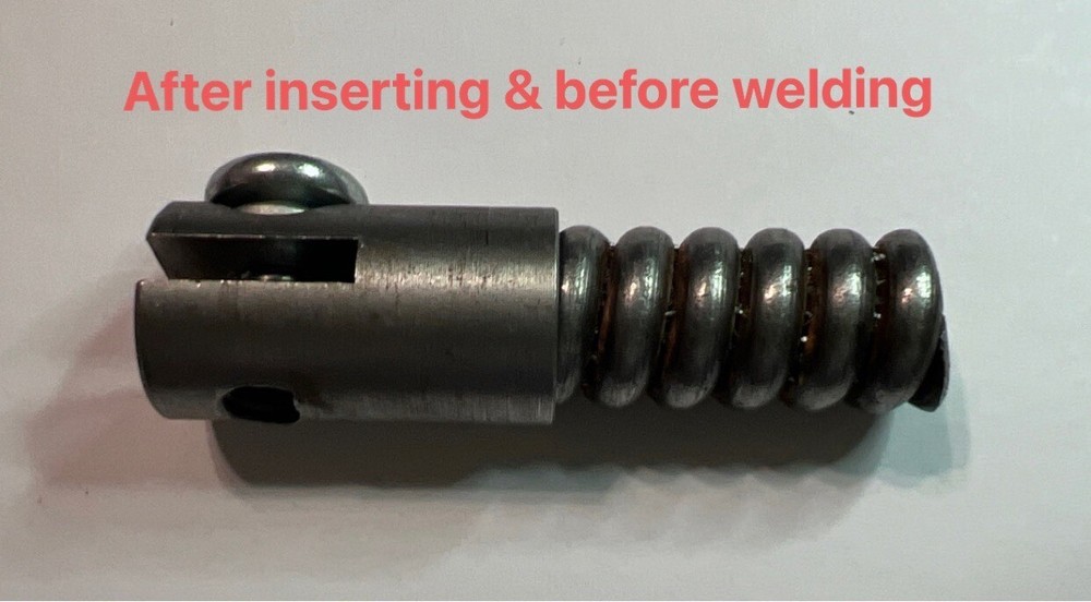 For General Wire 1/2-inch Sewer Cable WELD ON Quick-Fix Coupler