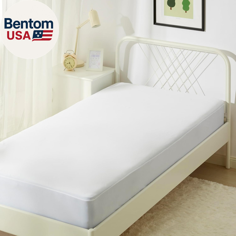 Waterproof Mattress Protector, White, Twin
