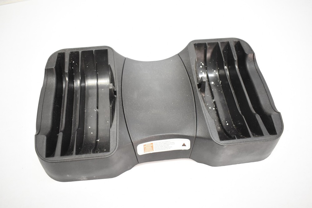 Amazon Basics Dumbbell Storage Base Tray Black Plastic Adjustable Weight Stand