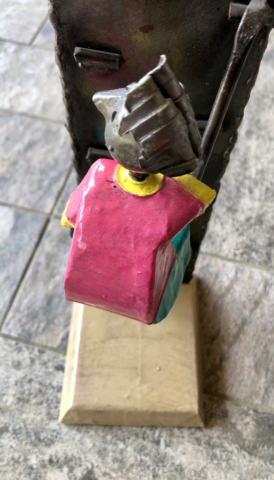 Luis Felguerez Mexican Art Metal Sculpture "The Wall Climber"