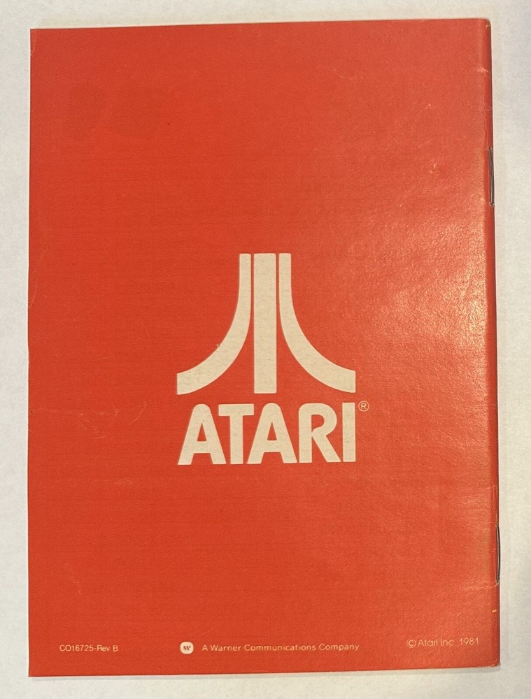 Atari 2600 VCS - 43 Game Program Cartridge Catalog Red Version 1981 / Atari Inc.