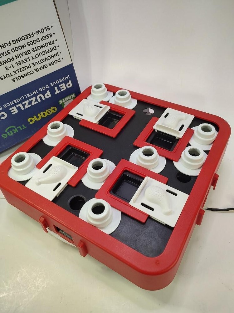 Pet Puzzle Chessboard Improve Dog Intelligence From Easy to Difficulty