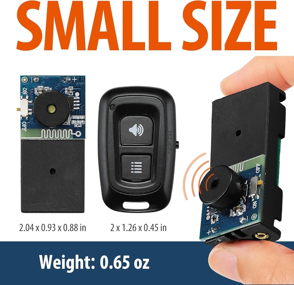 Cricket Noise Maker Prank with Remote Control,Hidden Black