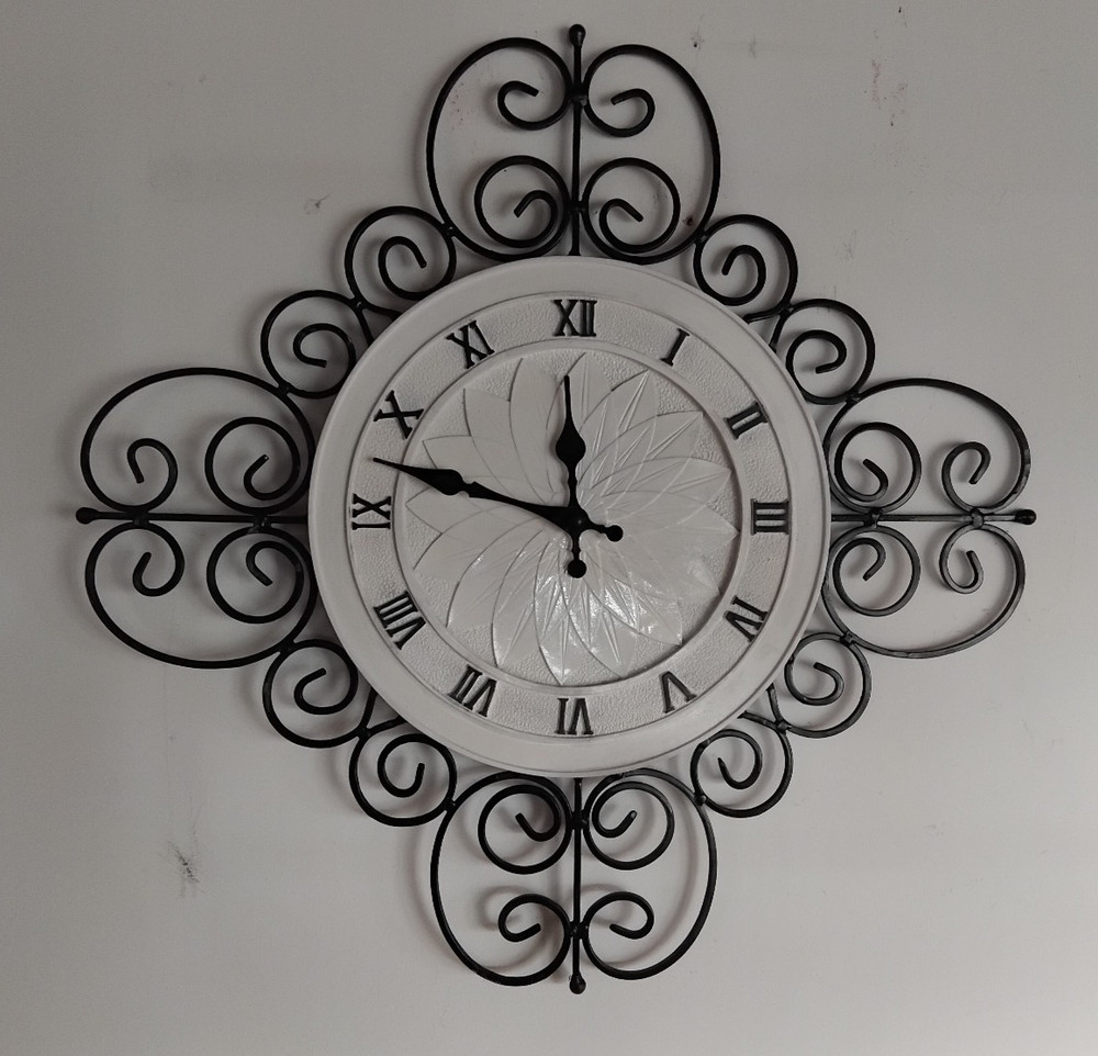 WALL CLOCK -  55x55cmm clock diameter 30cm