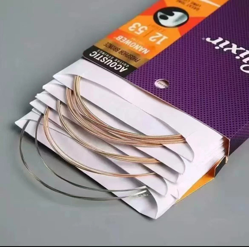 Elixir Acoustic Guitar Strings - Phosphor Bronze 16052 (12-53) TL