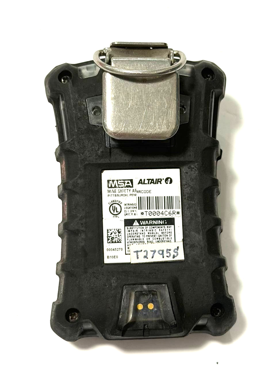MSA Altair 4 Gas Detector - No Charger, FOR PARTS ONLY