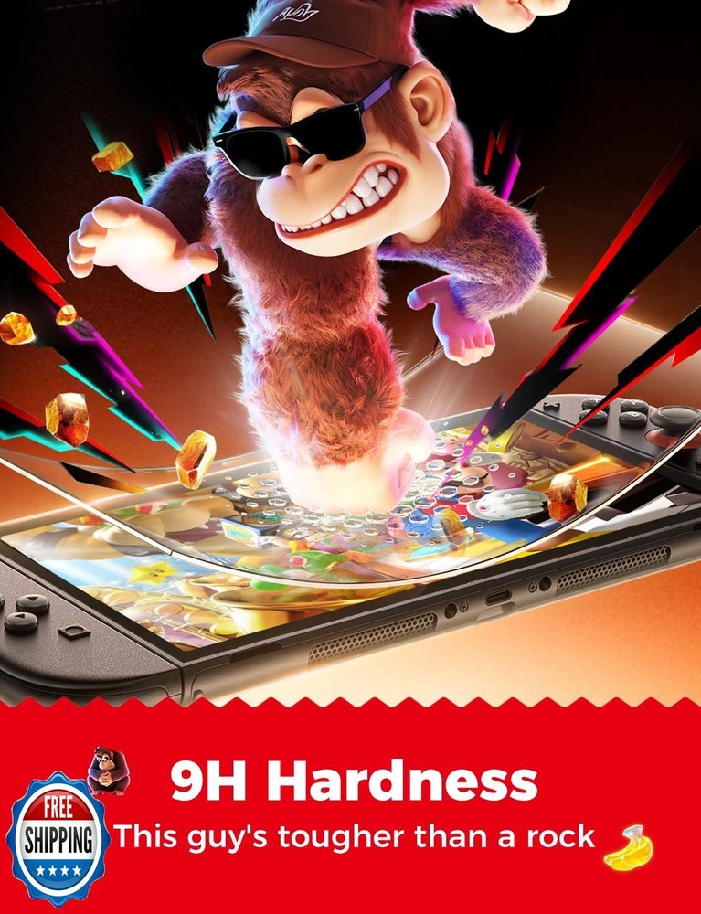 MAGIC JOHN 2 Pack for Nintendo Switch 2 Screen Protector 7.9'' [2