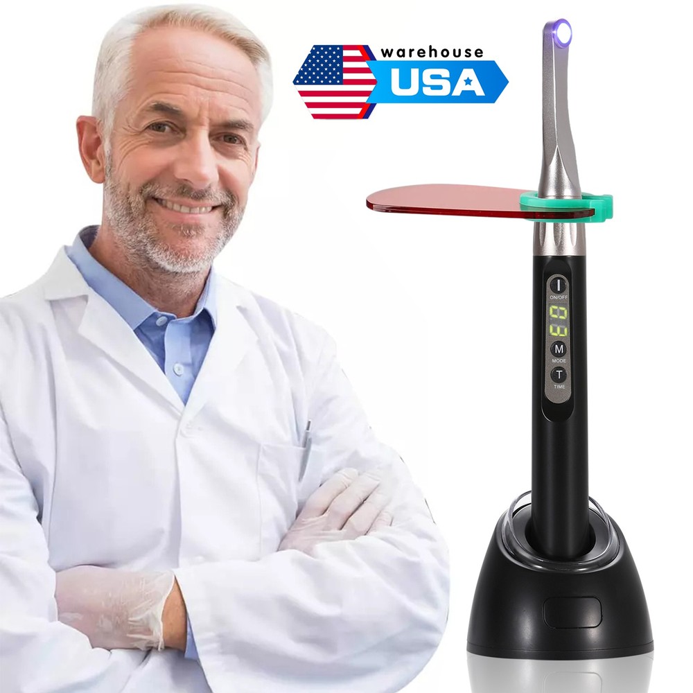 iLED II Dental Curing Light Lamp Wireless 1 Second Curing 2500mw/c㎡