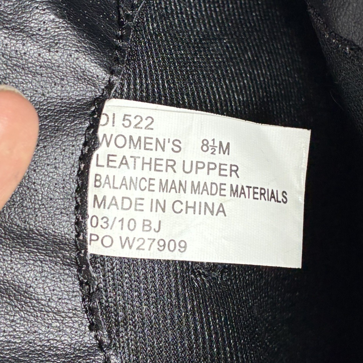 Dingo Wmn 8.5 Olivia DI 522 Pigskin Leather Boot Silver Tone Concho Strap Black