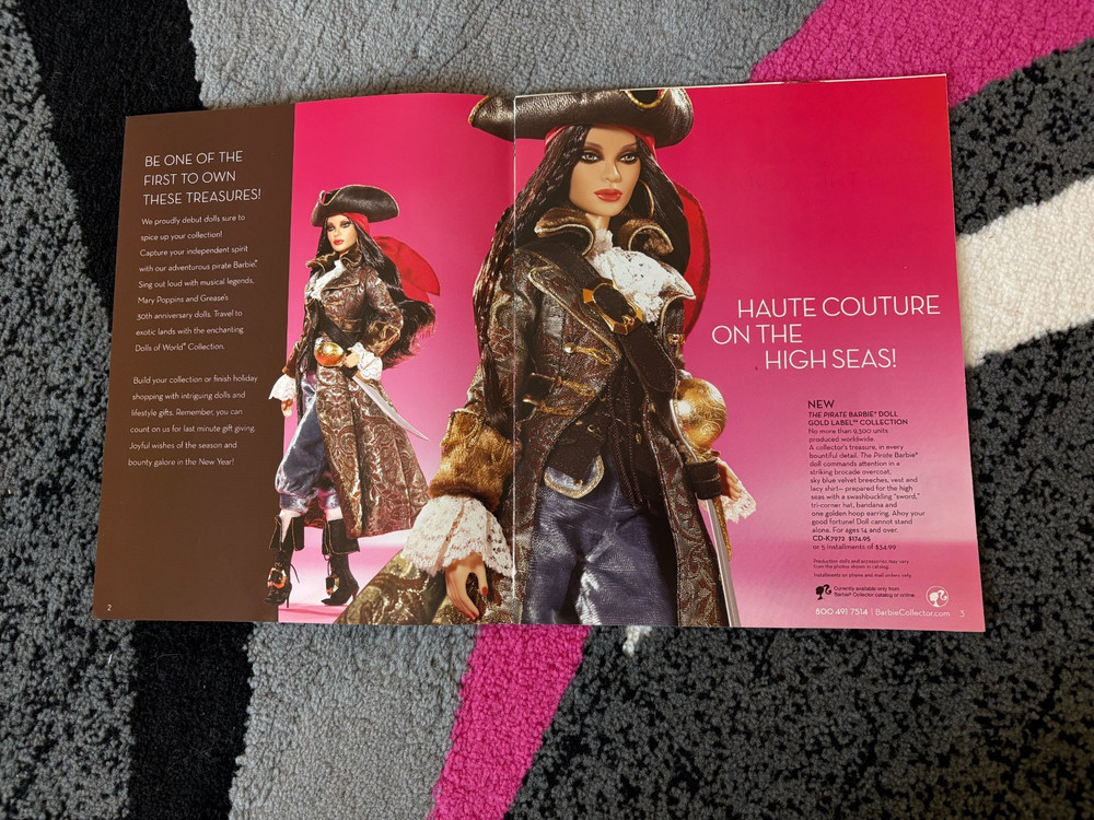TWO SPRING 2008 Preview Barbie Collection Catalogs (RED CARPET READY)