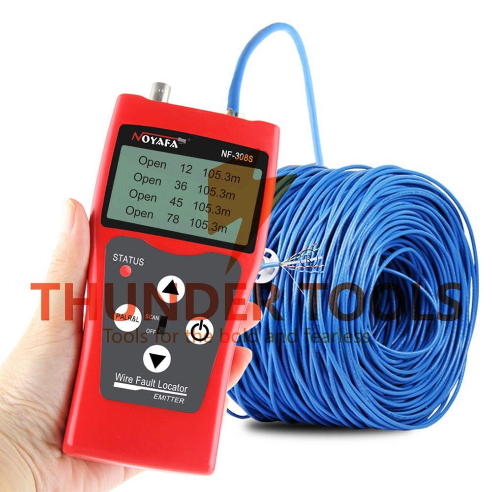 Thunder Tools NOYAFA Multi-functional LCD Network Cable Tester High