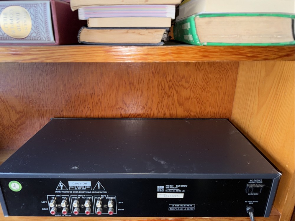 VINTAGE BSR Model EQ-3000 Stereo Frequency Equalizer Spectrum Analyzer-Tested