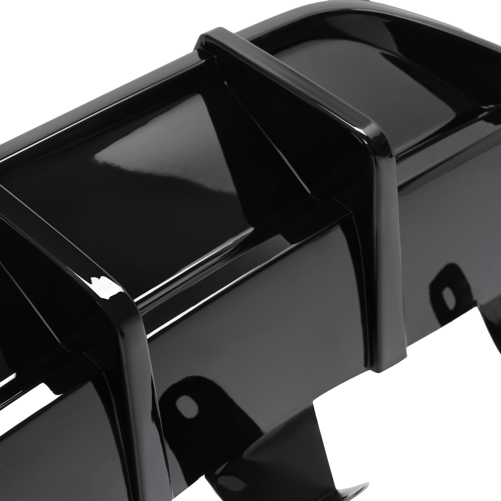 Rear Black Bumper Diffuser Lip Spoiler & Light For Honda Accord 2018-2022