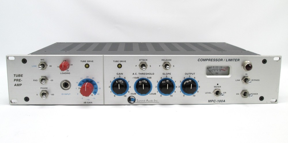 Summit Audio MPC-100A Tube Preamp / Compressor / Limiter