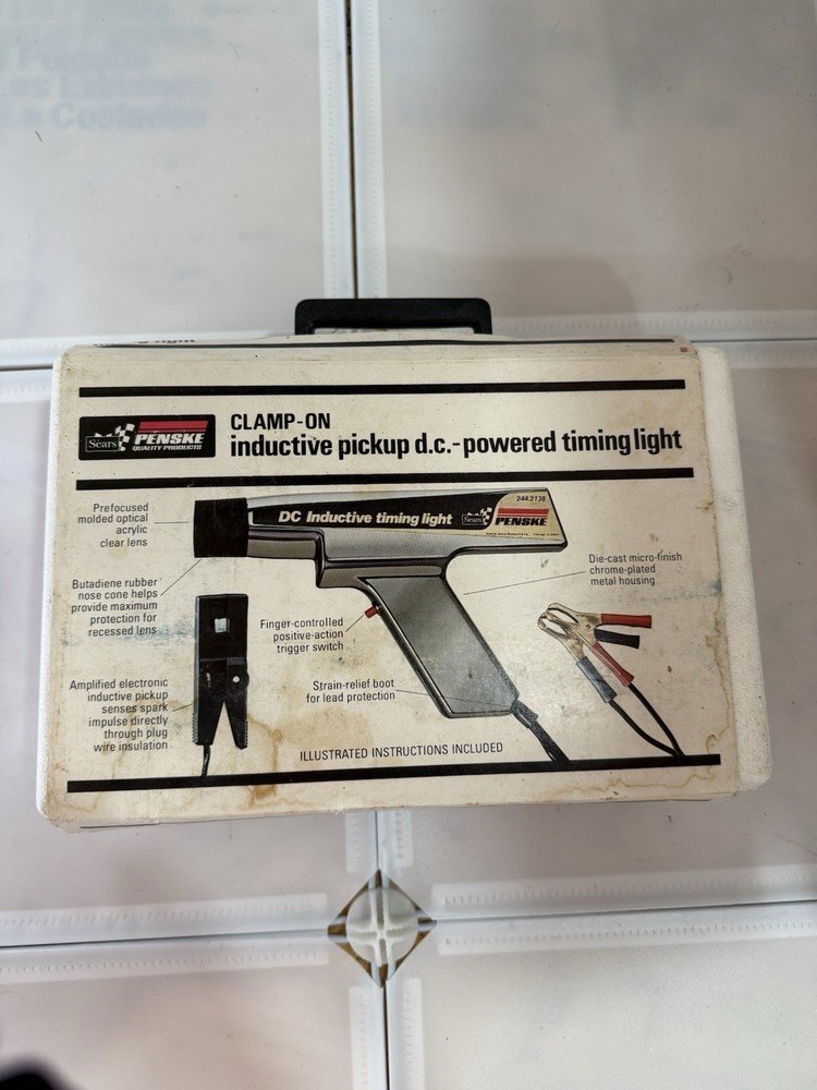 DC Inductive Timing Light Vintage Sears Penske Untested