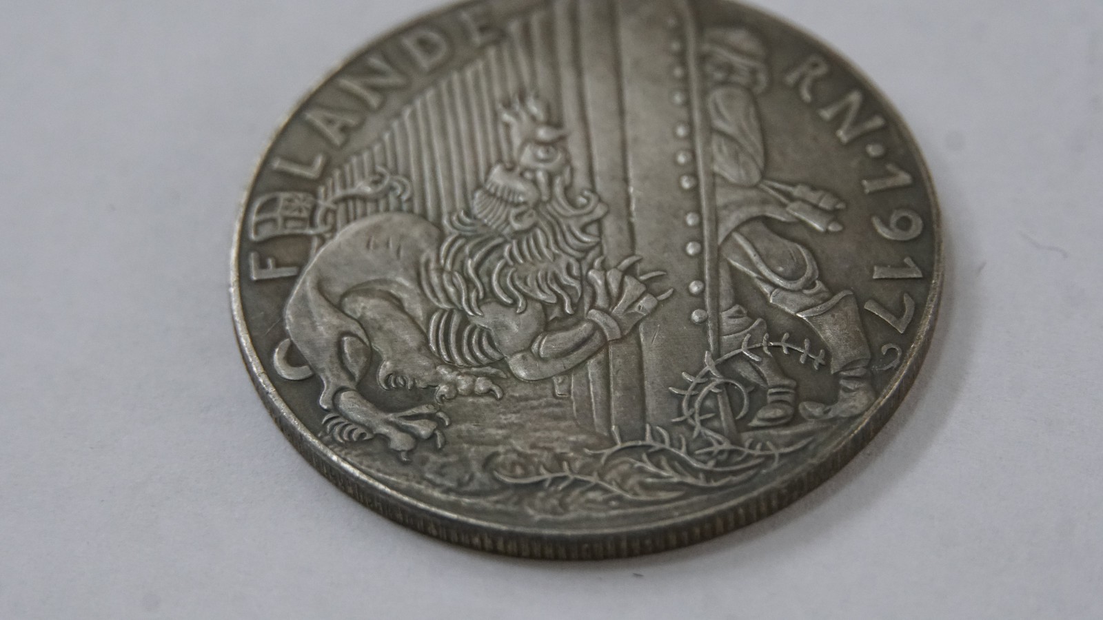 Satirical Coin "Siegespreis" or "Prize of Victory" medal, created in 1917