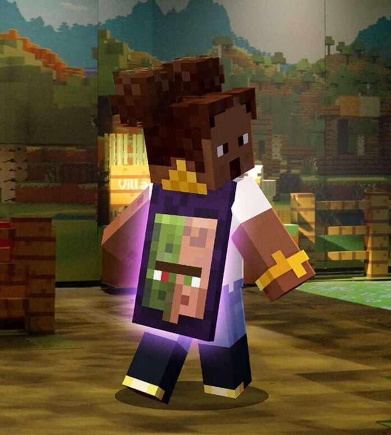 Minecraft Experience Cape Card - READ DESCRIPTION