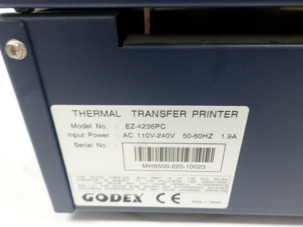 Godex EZ Series Parallel Serial Industrial Thermal Transfer Printer EZ-4236PC
