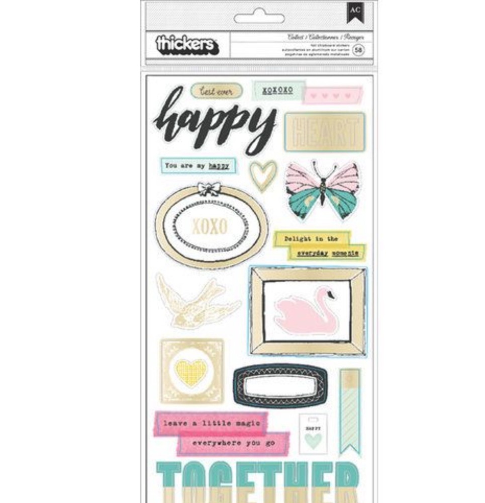 American Crafts, Chasing Dreams Thickers Stickers ( 3 Pack )