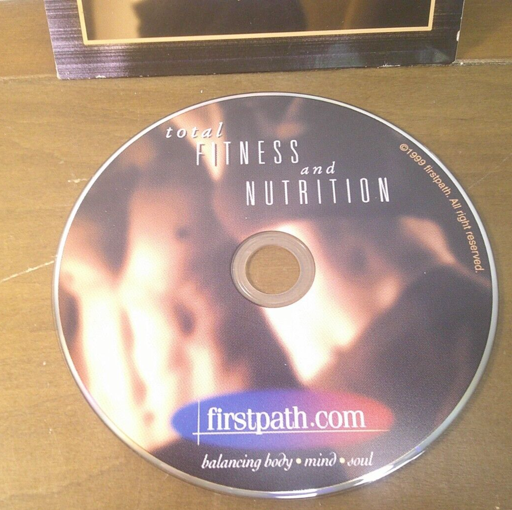 Total Fitness and Nutrition! ~CD ROM! ~Firstpath! ~1999! ~Computer Software!