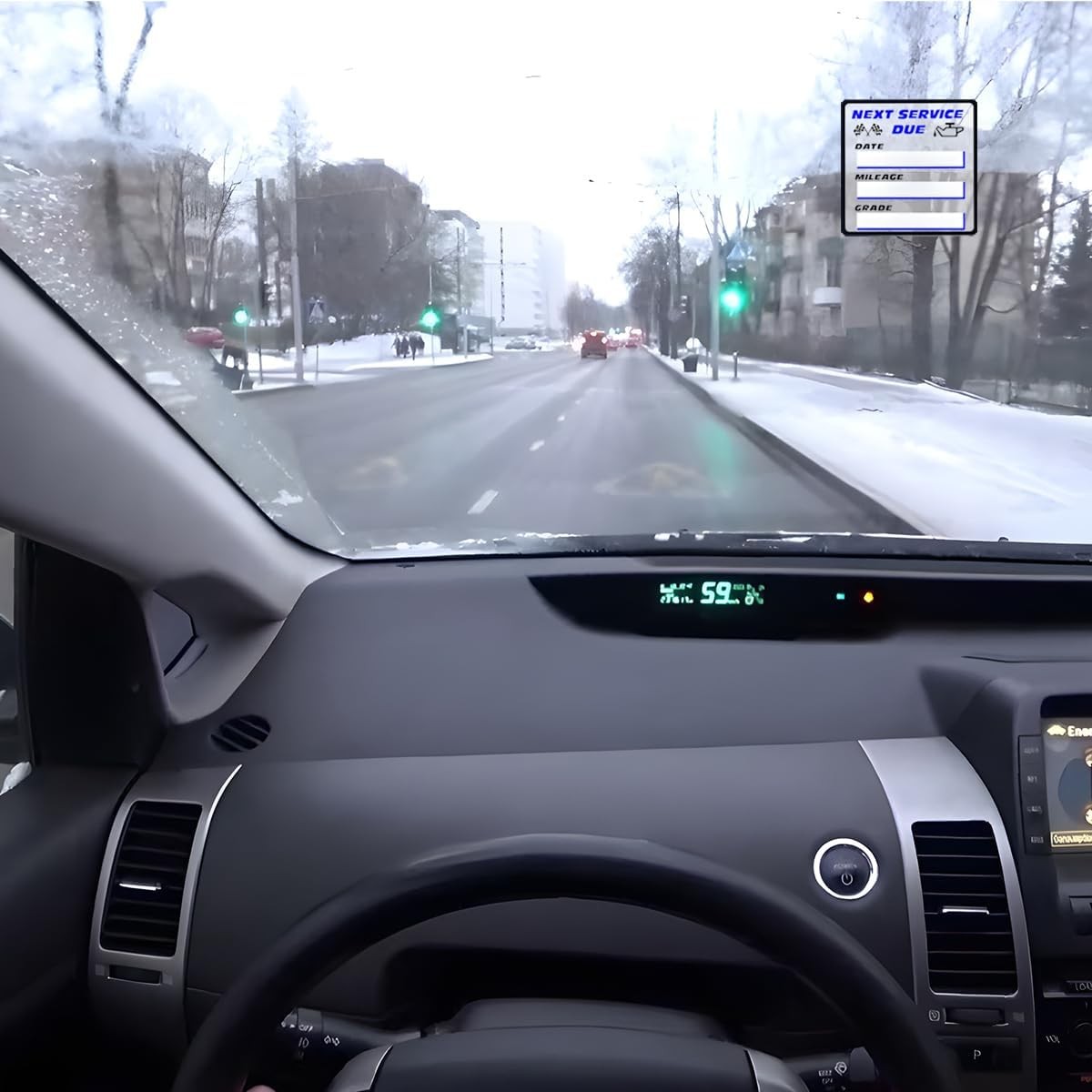 Oil Change Sticker, 250PCS 2 x 2 Clear Next Service Due Reminder Vehicle Windshi