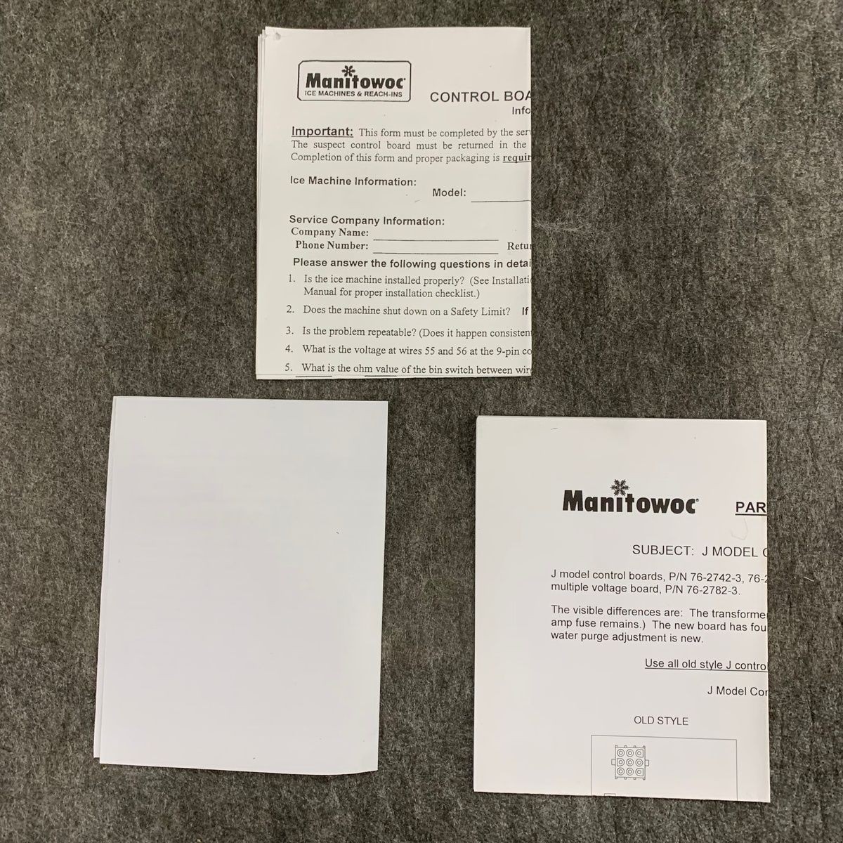 MANITOWOC 7627823 Control Board for Ice Machine