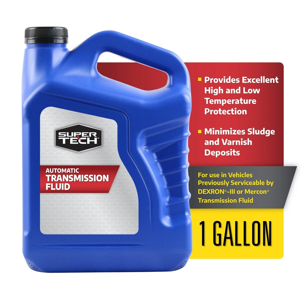 Super Tech Automatic Transmission Fluid, 1 Gallon x2 Bottle