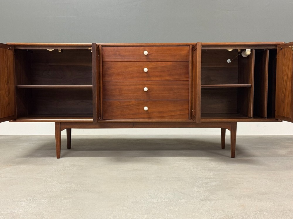 Refinished Kipp Stewart Walnut Credenza for Drexel