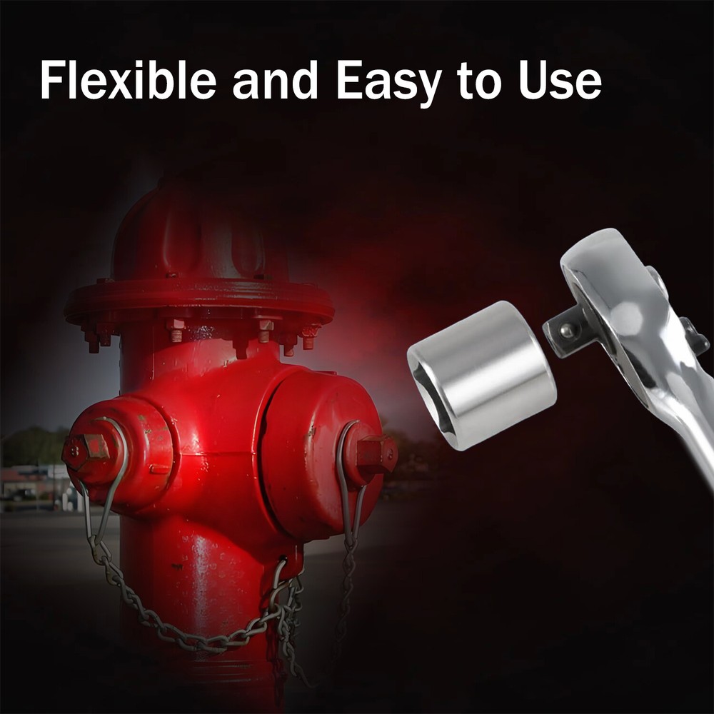 Penta Socket 51/64" 5-Point 3/8" Drive Utility Impact Socket for 5 Point Nuts US