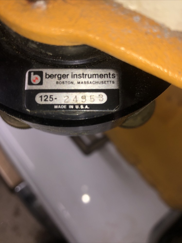 Berger instruments optical levels type 125 Surveyor