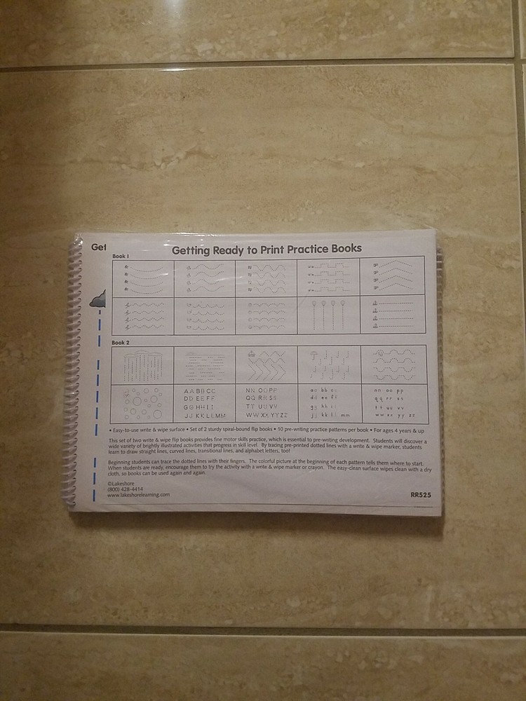 Lakeshore: Getting Ready to Print Practice Books