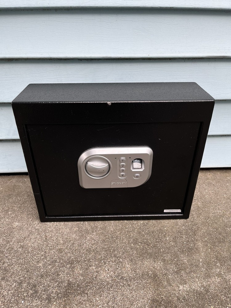 Pistol Ammo Security  Secure Gun Storage Locker Safe Stack On Biometric Print