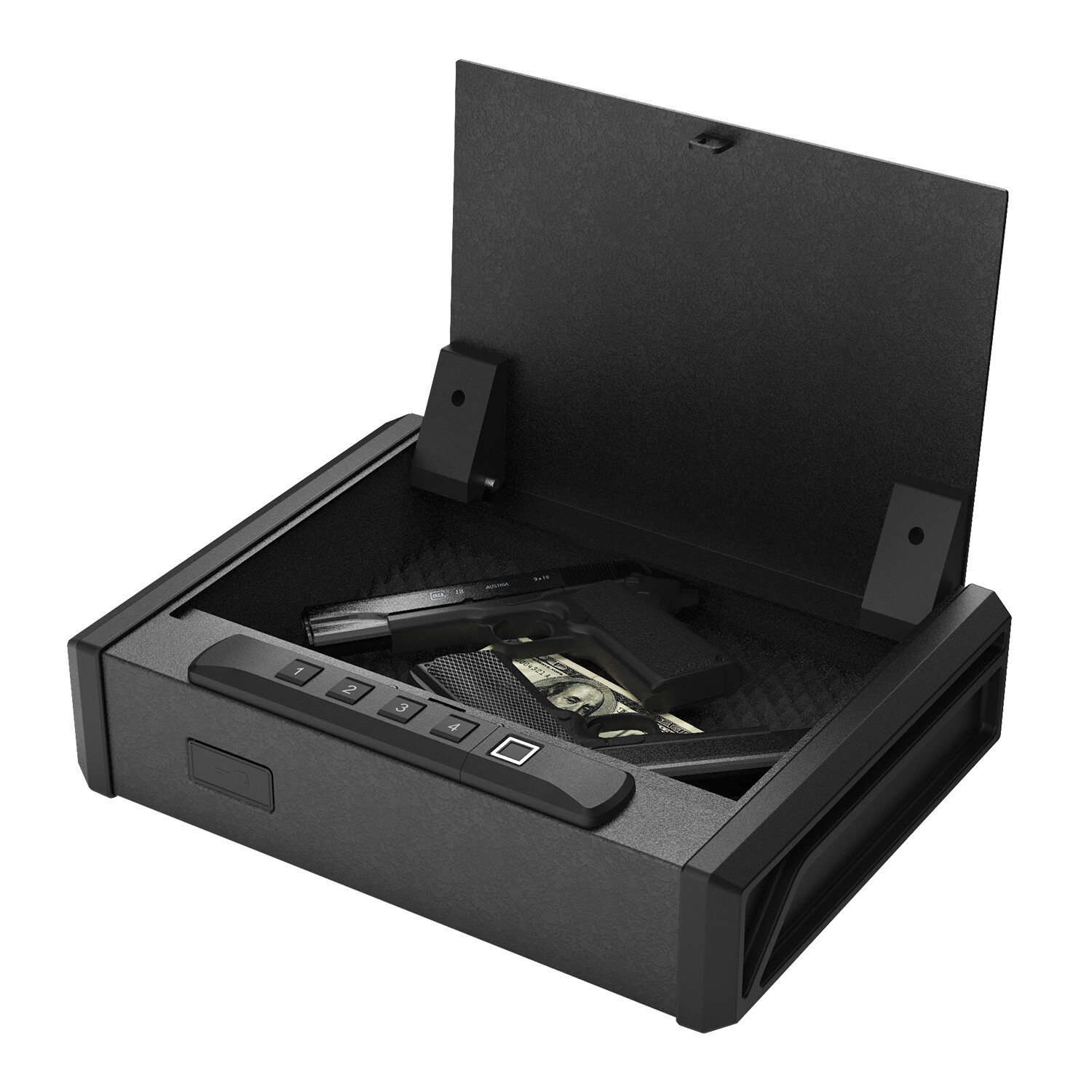 RPNB Biometric Gun Safe Quick-Access Safety Device Fingerprint, Brand New