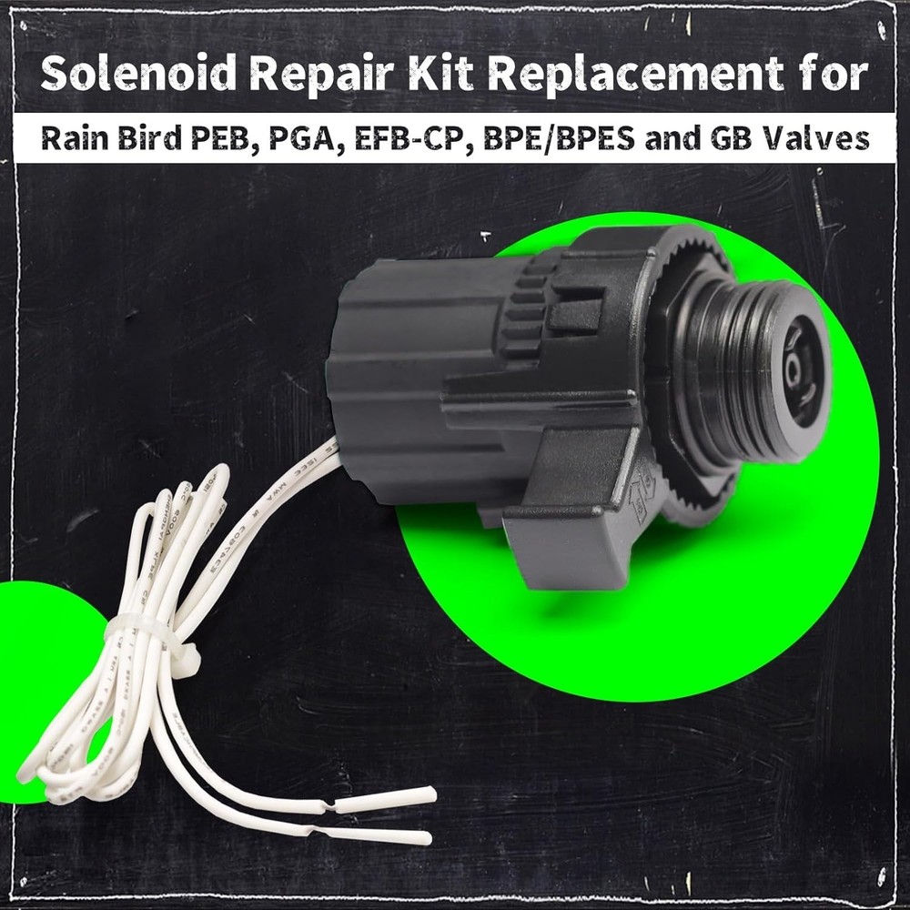 Restore Your Sprinkler Functionality with 2 Pack Solenoid Repair Kit Components