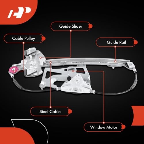 Power Window Regulator with Motor Compatible with Cadillac Front Driver