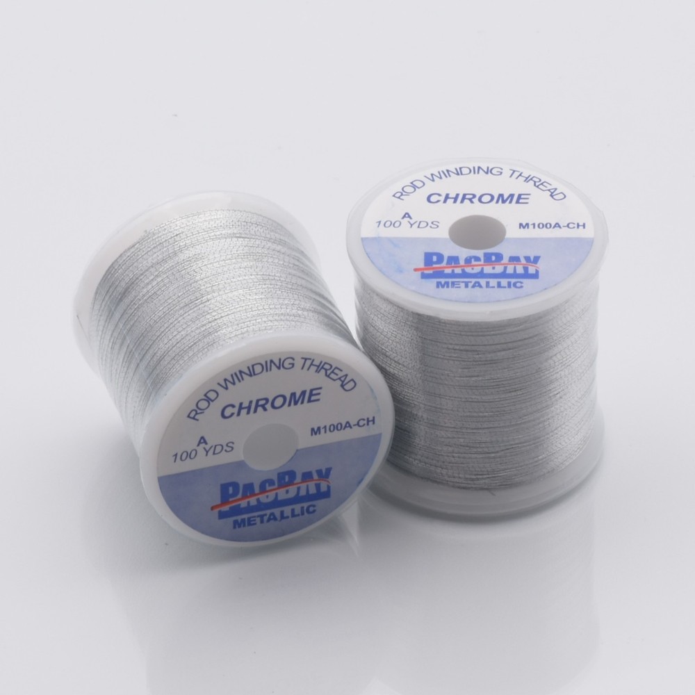 Pac Bay Metallic Thread - Multiple Colors - Size A - 100 YDS
