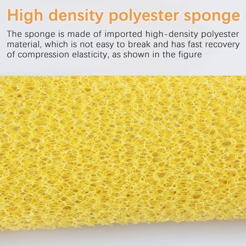 12 Pcs Textured Paint Roller Covers with 2 Frames Set, 4 4",4S+4M+4L+2Frame