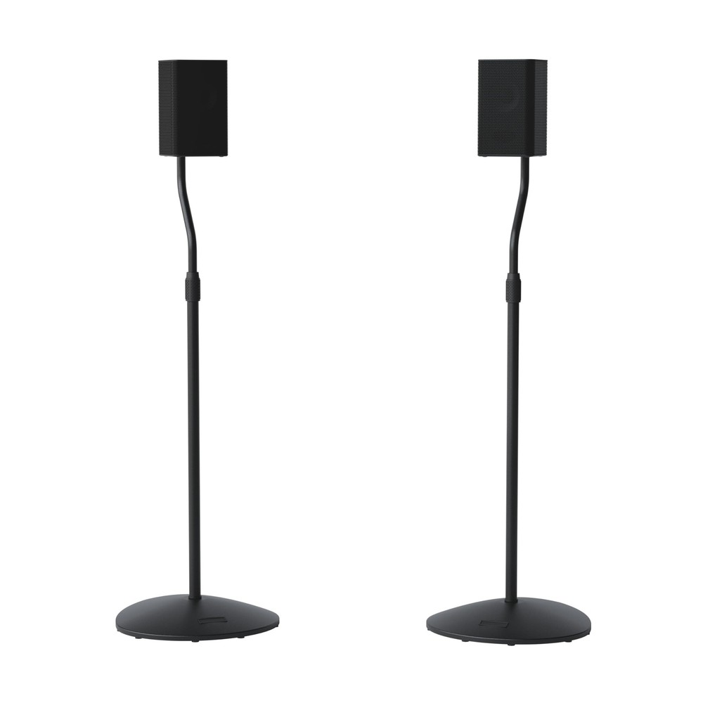 Speaker Stands Pair - Adjustable Height Speaker Stands for Satellite & Booksh...
