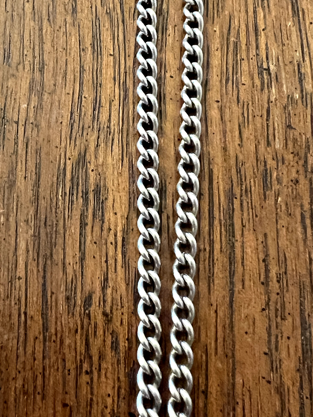 French Army Dog Tags With Chain Blank Unused Military Issued 1966 Identity Plate