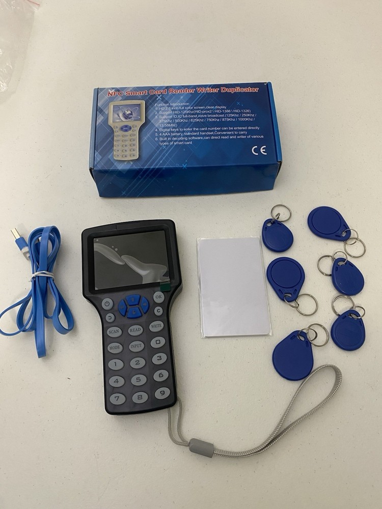 300CD RFID Reader Writer Black (RFID Copier Multi-Frequency RFID Writer RFID ...