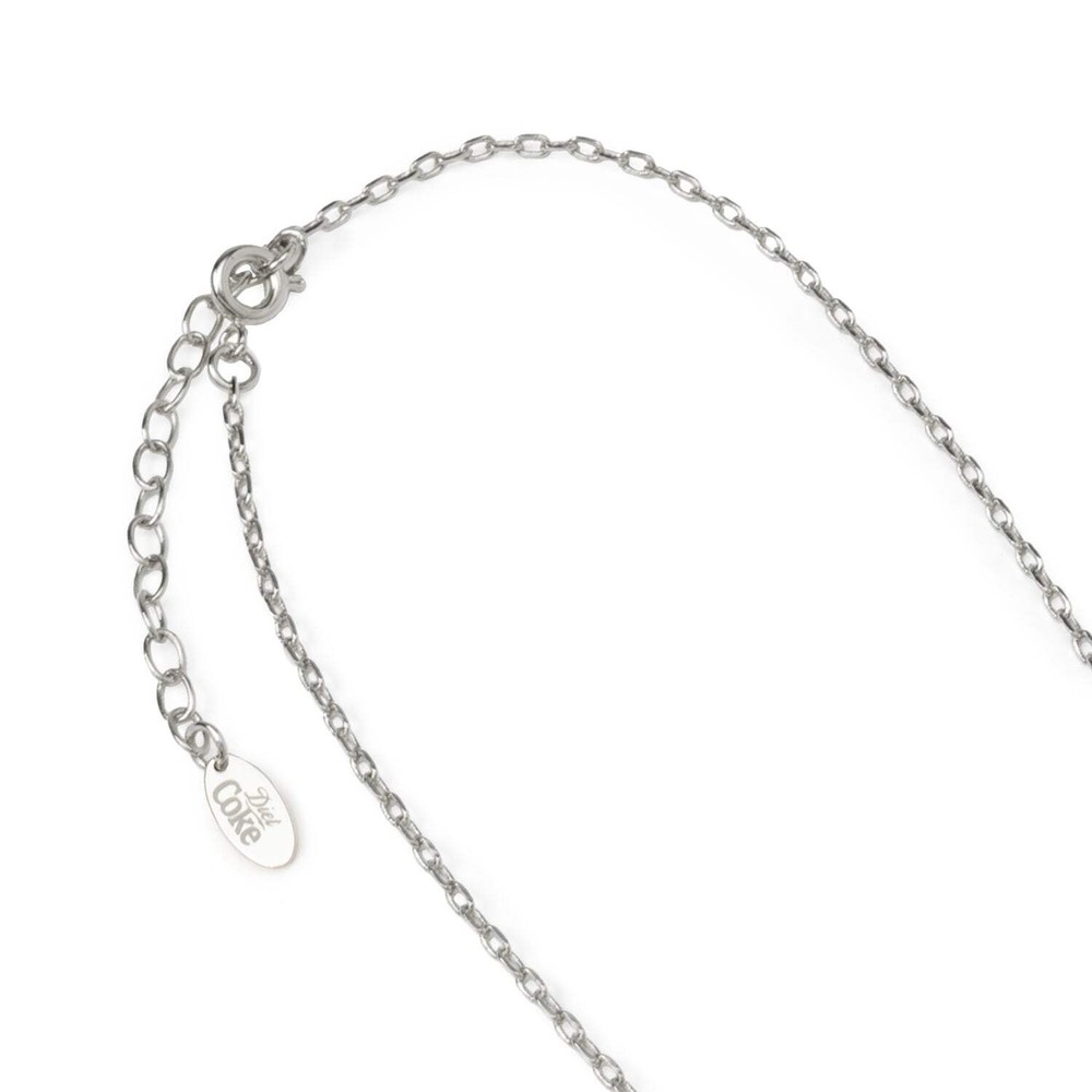 Diet Coke Tab Silver Necklace