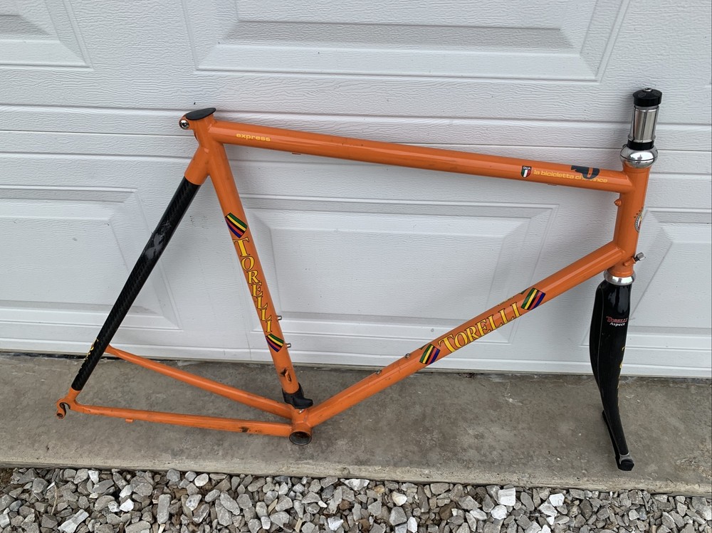 Torelli express made in italy road bicycle frame set (7576)