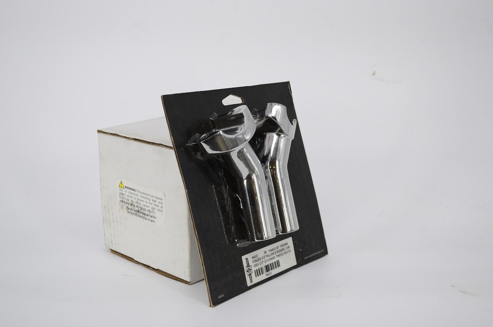Custom Chrome 4.5" Rise Pullback Handlebar Top Riser Fit For 3.5"Riser Center