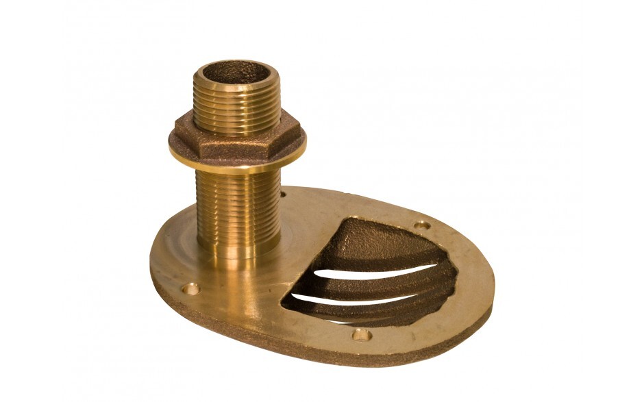 Groco 3/4" NPS NPT Combo Scoop Thru Hull