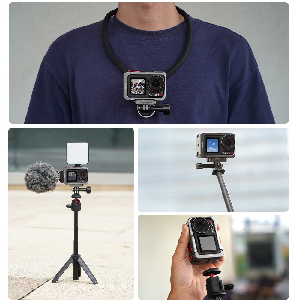 Protective Metal Bezel Frame for DJI Action 5 Pro/4/3 Camera Expansion