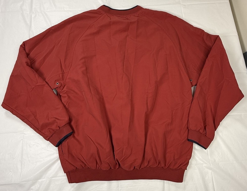 Vintage Golf Windbreaker Jacket Pullover Medium Outdoor World Bass Pro 90s EUC