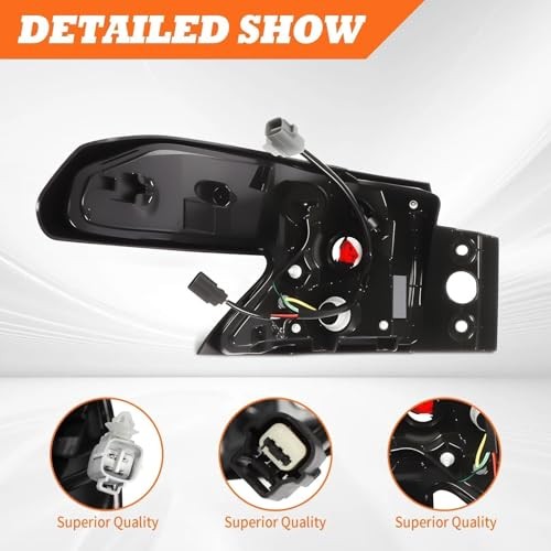 Passenger Side Outer Tail Light Assembly Compatible with Sienna LE XLE Right