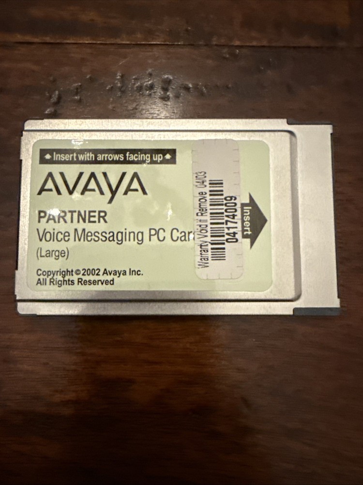 Avaya Partner ACS Voice Messaging PC Card