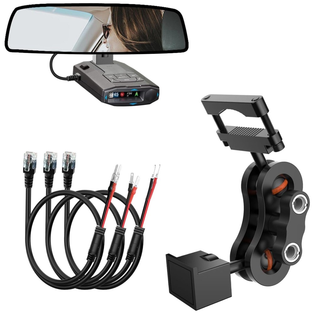 Aluminum Radar Detector Mount for EZ Magnet Connection